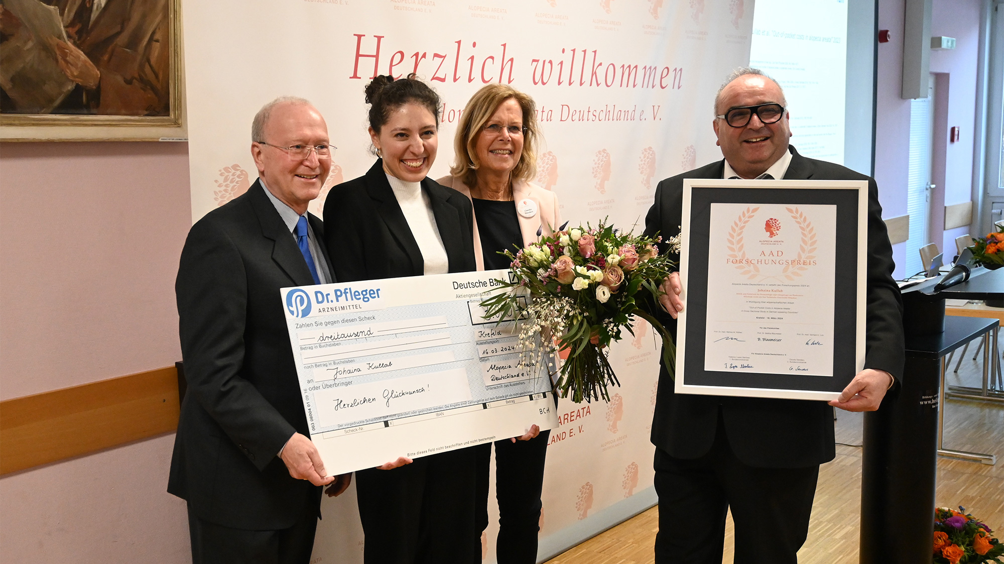 Erfolgreiche Jahrestagung der Alopecia Areata Deutschland e. V.: Verleihung des AAD Forschungspreises